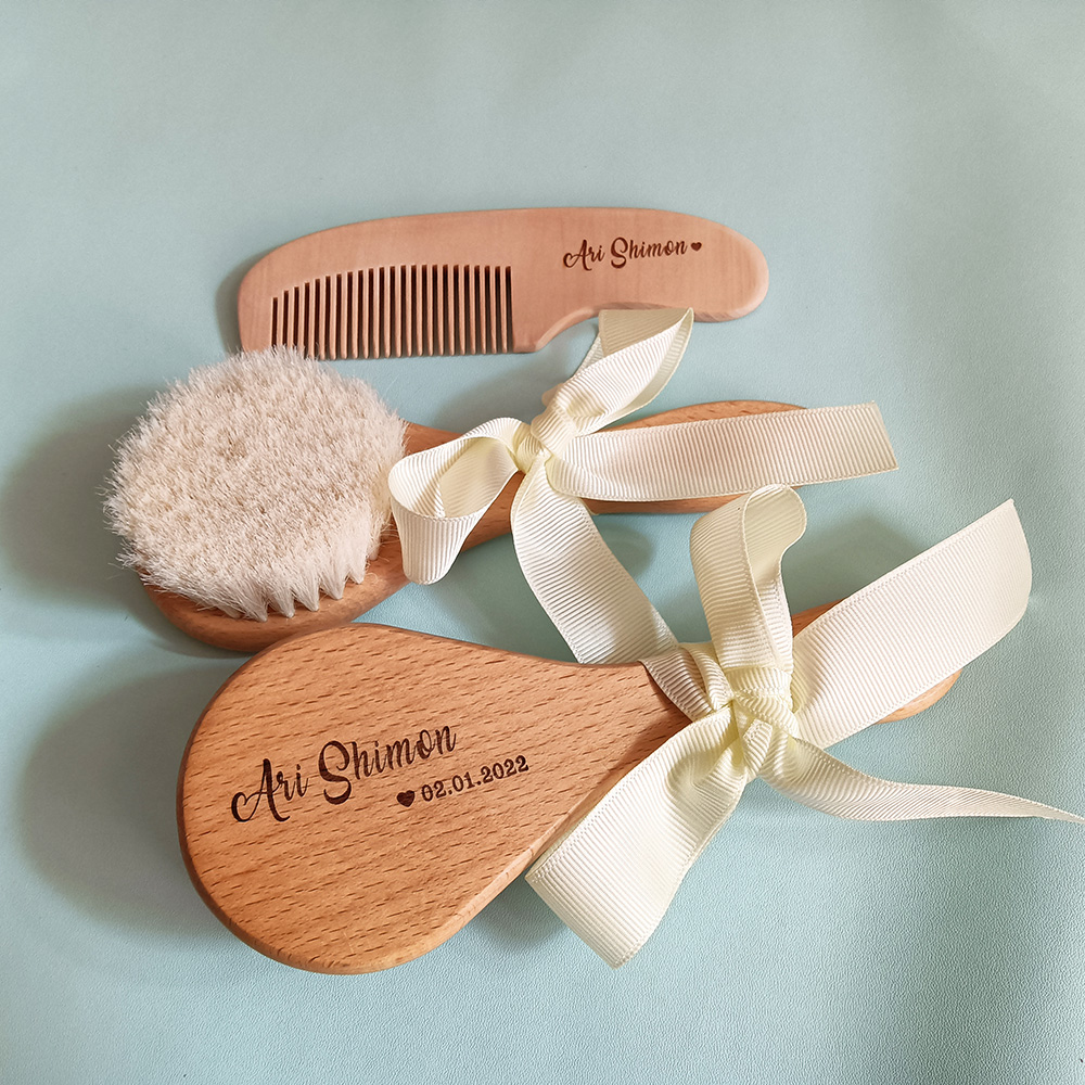 Hair Care Names - Baby Bathing Comb with Custom Name,