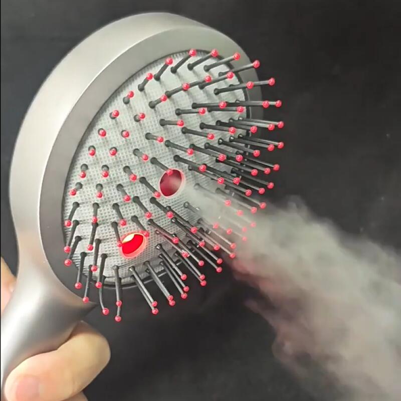 Hair Care Essential Oil - Digital Electric Vibration-Red light Massage Comb