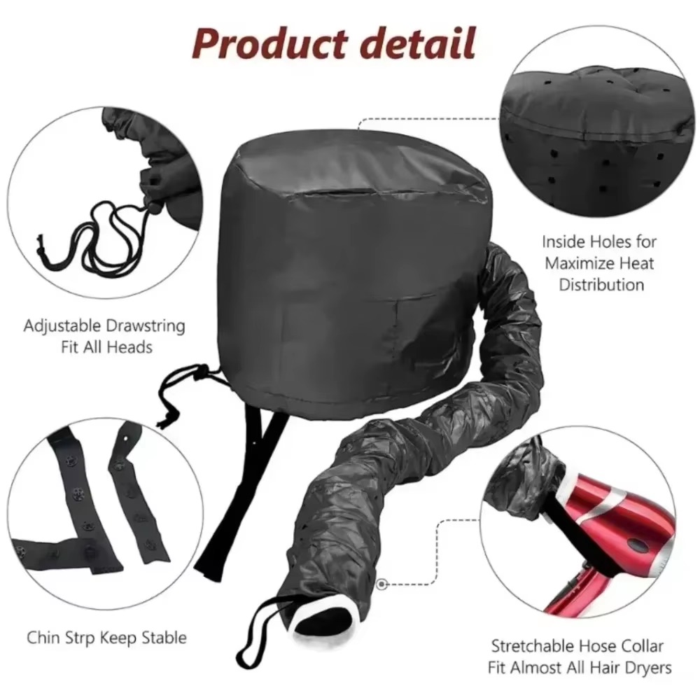 Portable Hair Bonnet Dryer Cap - Hair Care For Curly Dry Hair recension och pris