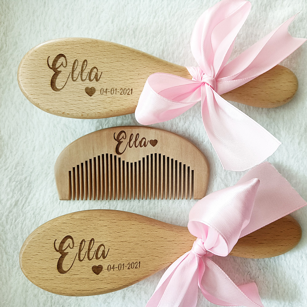 Custom Name Baby Bathing Comb  - Hair Care Names recension och pris
