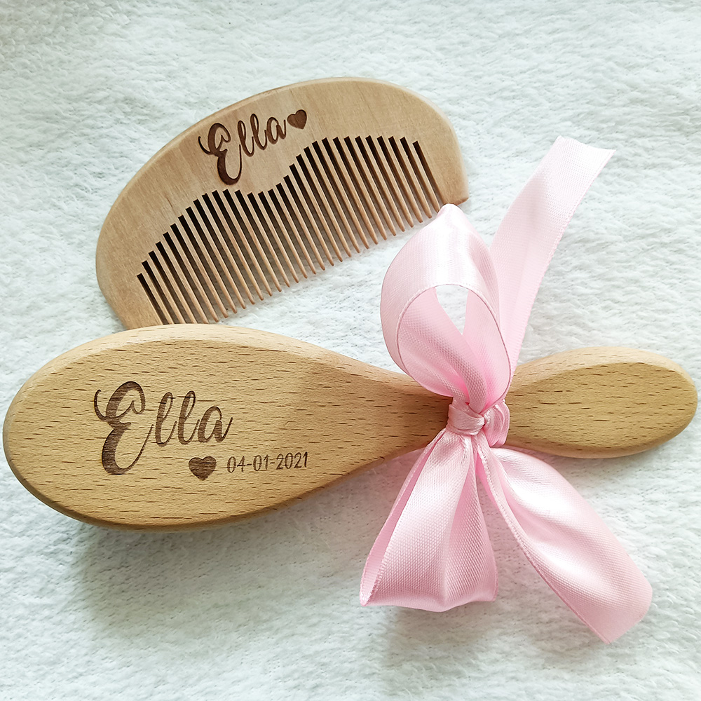 Custom Name Baby Bathing Comb  - Hair Care Names recension och pris