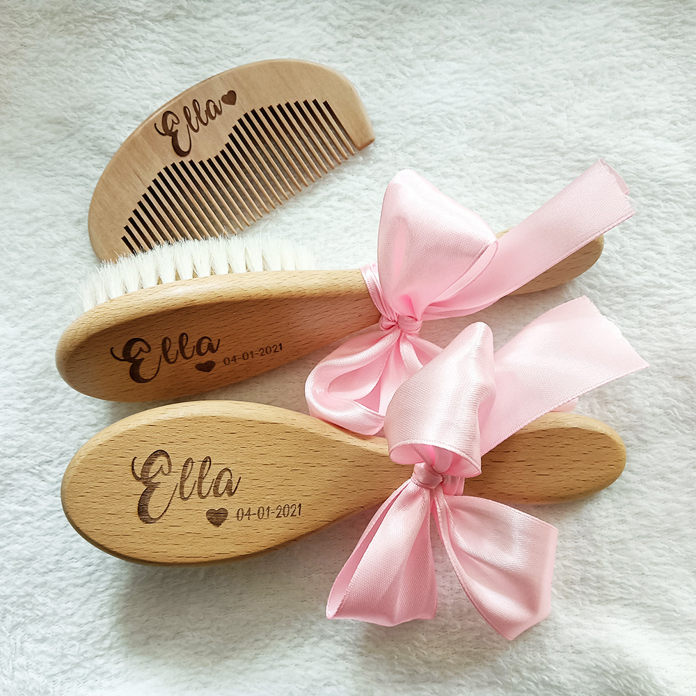 Custom Name Baby Bathing Comb  - Hair Care Names recension och pris