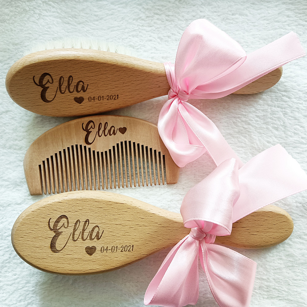 Custom Name Baby Bathing Comb  - Hair Care Names recension och pris