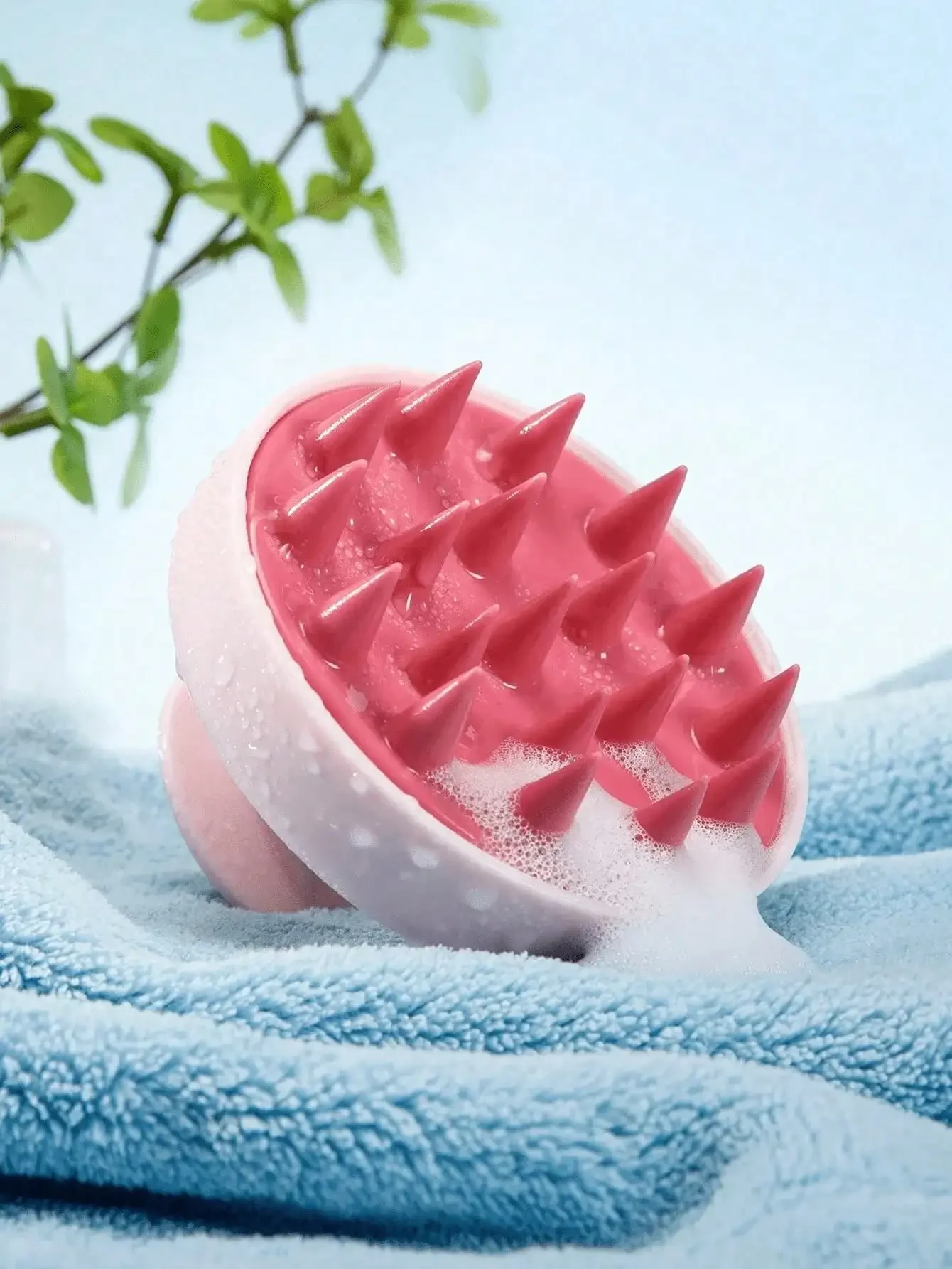 1pc Soft Silicone Scalp Massag - Hair Care For Curly Dry Hair recension och pris