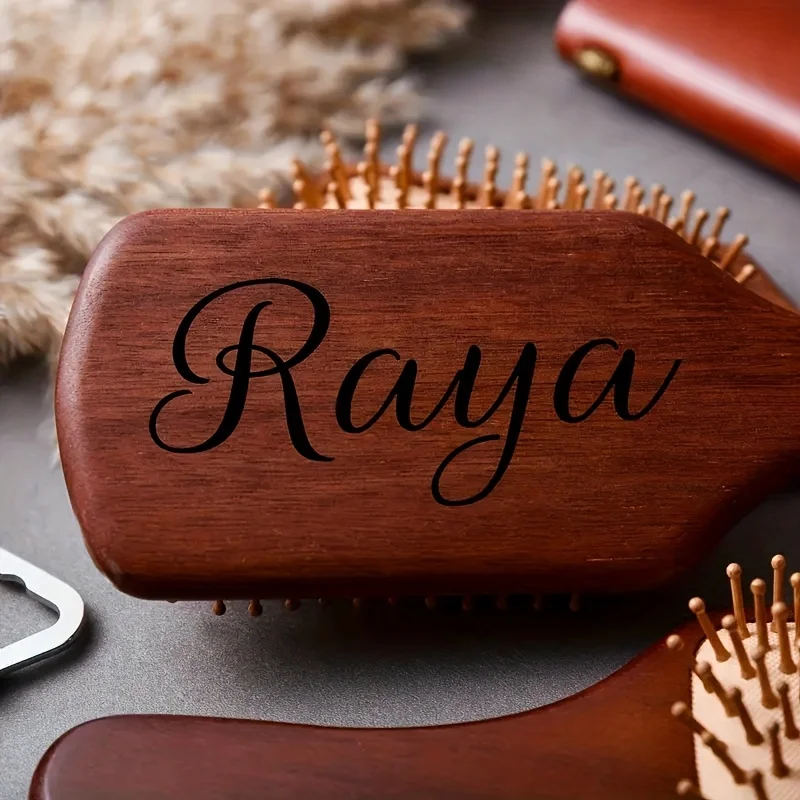 Engraved Name Sandalwood Hair  - Hair Care Names recension och pris
