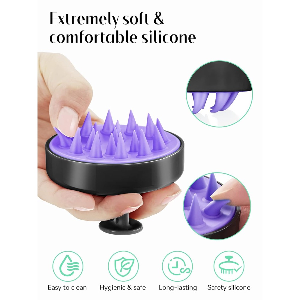 Soft Silicone Scalp Scrubber S - Hair Care For Curly Dry Hair recension och pris