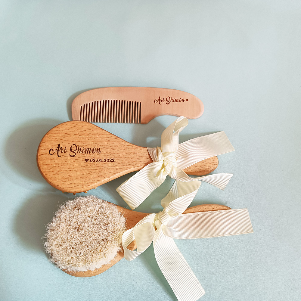 Baby Bathing Comb with Custom  - Hair Care Names recension och pris