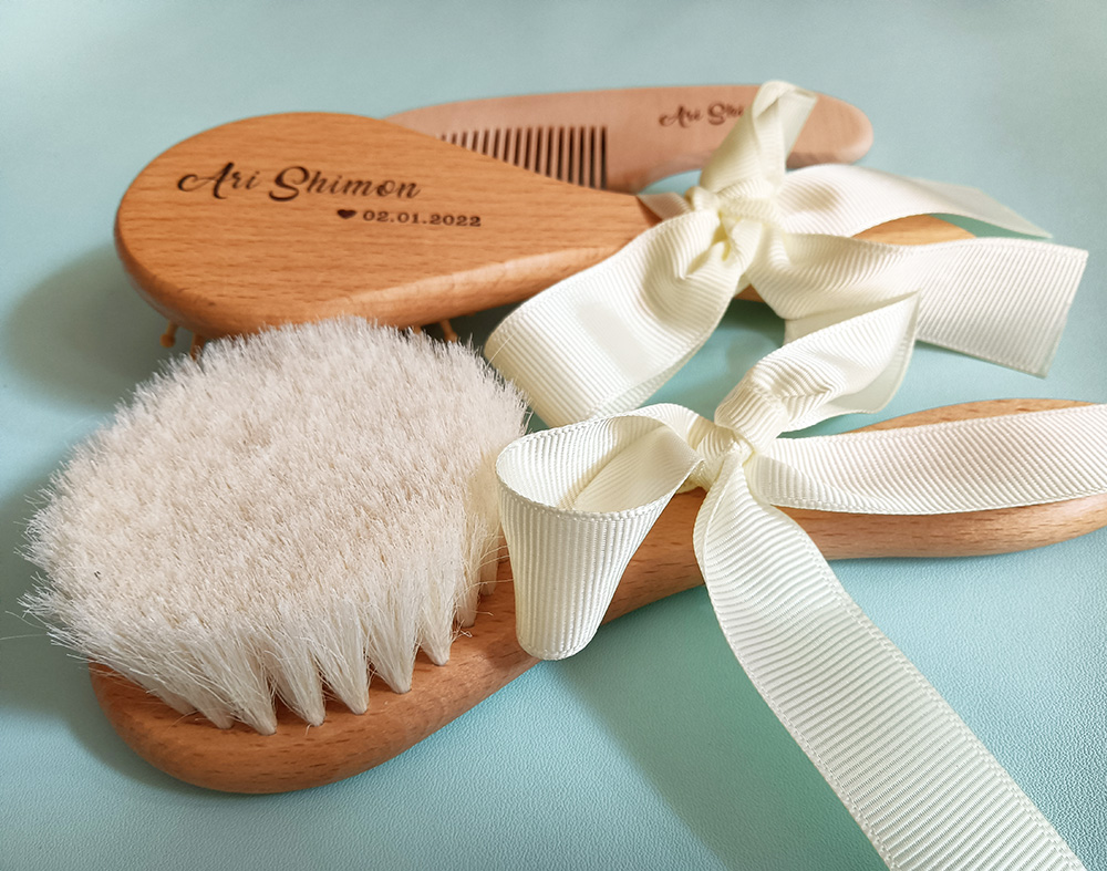 Baby Bathing Comb with Custom  - Hair Care Names recension och pris