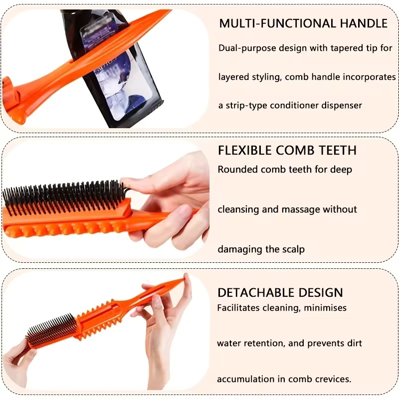 2PCS Hair Care Set Detangling  - Hair Care For Curly Dry Hair recension och pris