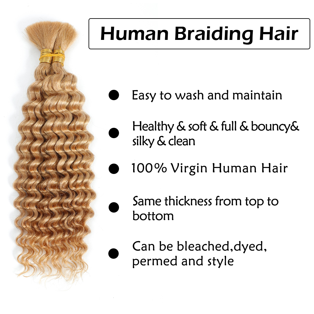 Human Braiding Hair 2Bundle 10 - Hair Care For Wavy Hair recension och pris