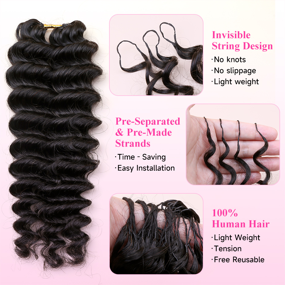 Deep Wave Feather Crochet Huma - Hair Care For Wavy Hair recension och pris