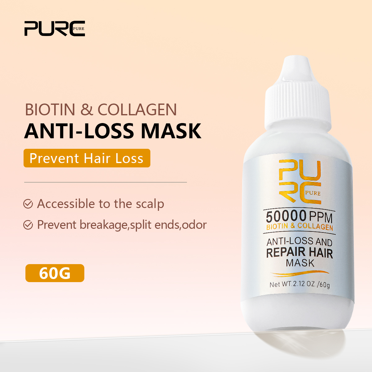 Collagen Hair Mask & Argan Oil - Hair Care For Curly Dry Hair recension och pris