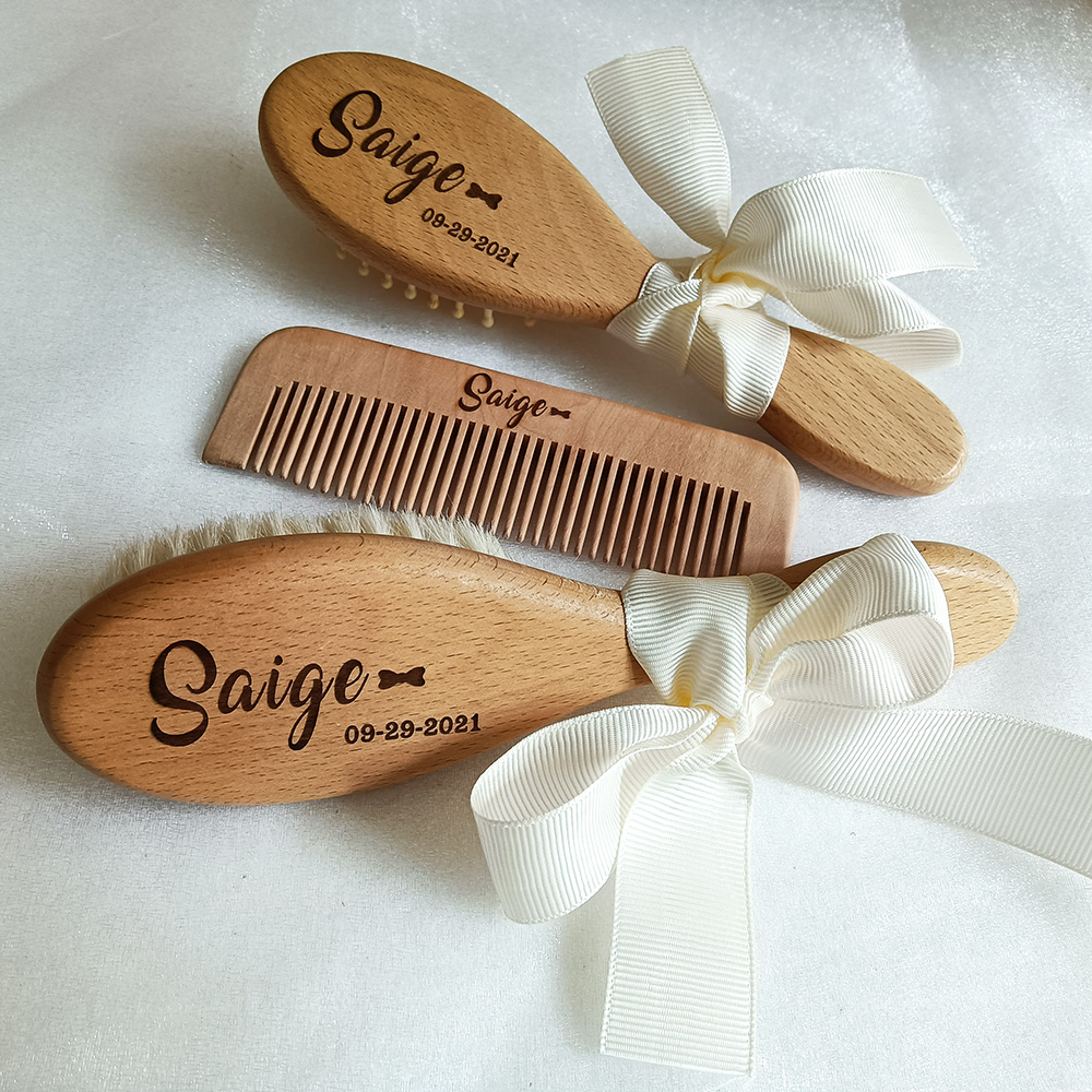 Custom Name Baby Bathing Comb  - Hair Care Names recension och pris