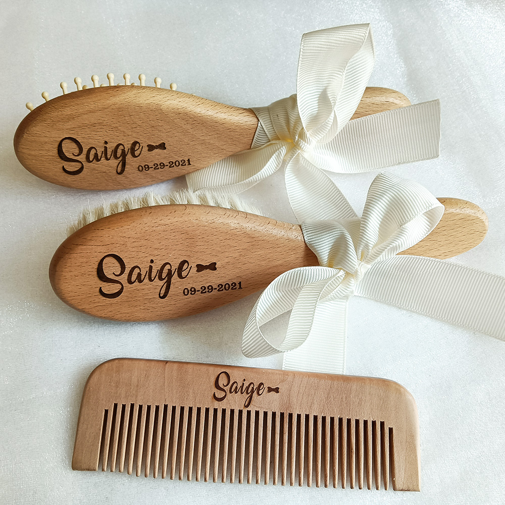 Custom Name Baby Bathing Comb  - Hair Care Names recension och pris