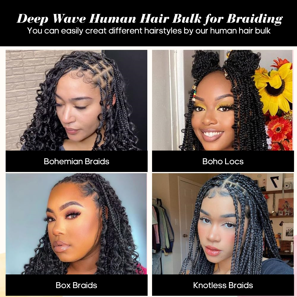Human Braiding Hair for Boho B - Hair Care For Wavy Hair recension och pris