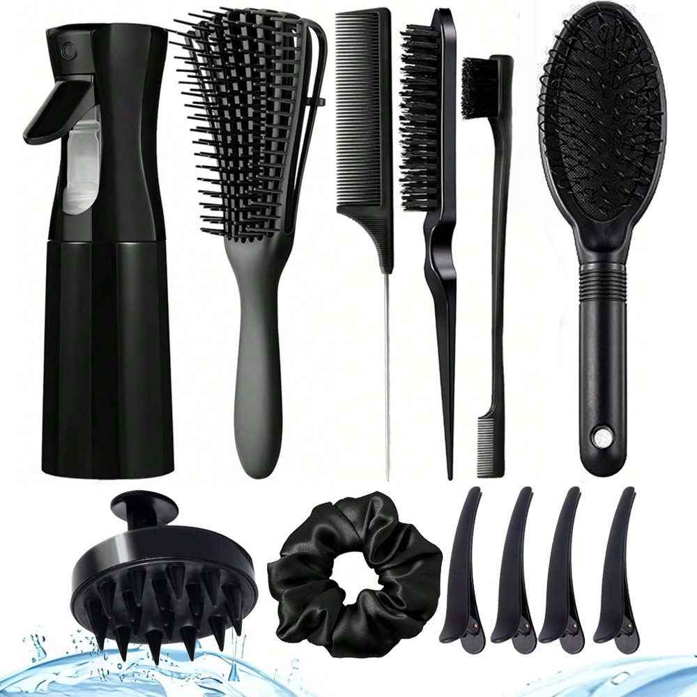 Detangling Brush Set with Spra - Hair Care For Wavy Hair recension och pris
