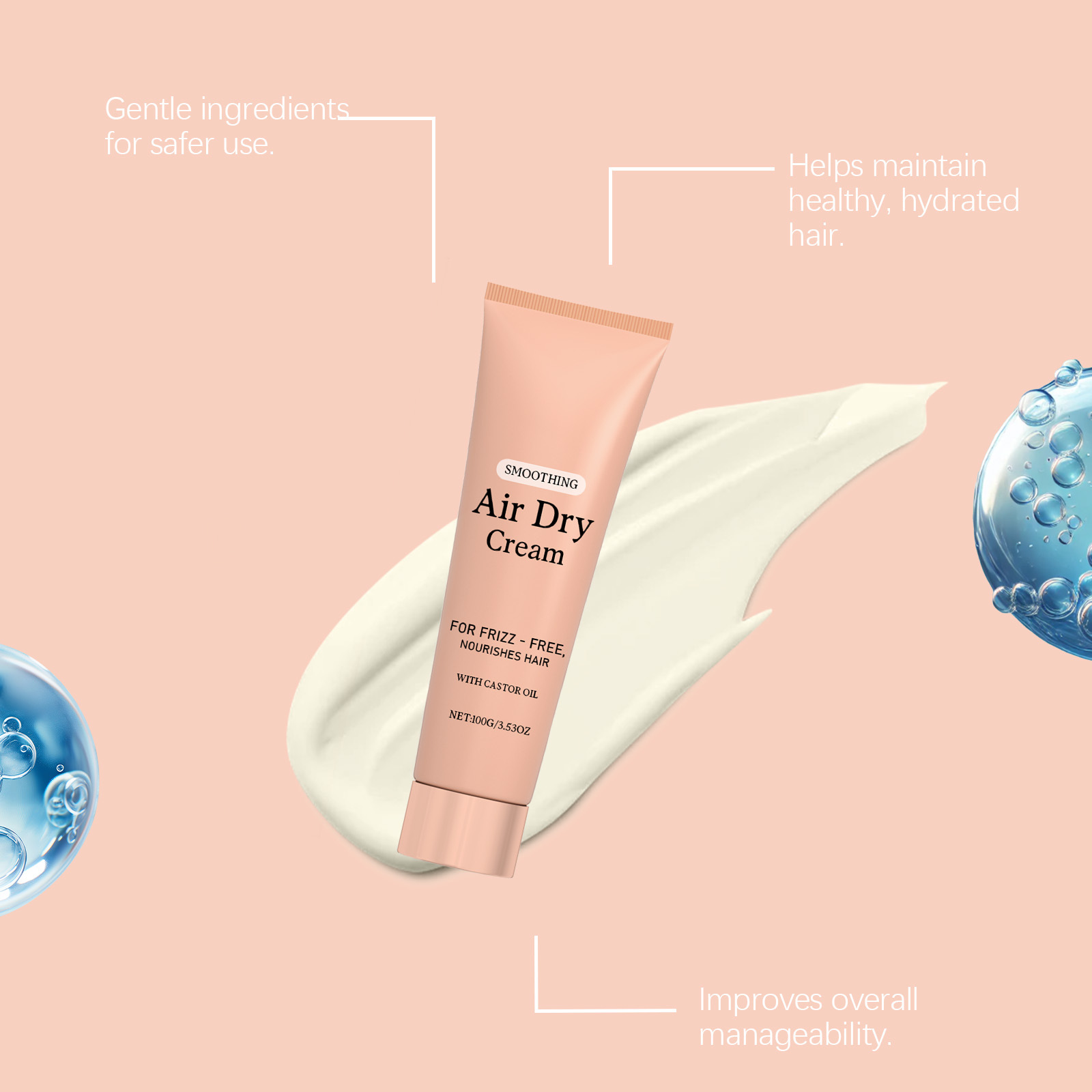 Air Dry Smoothing Hair Cream A - Hair Care Normal recension och pris